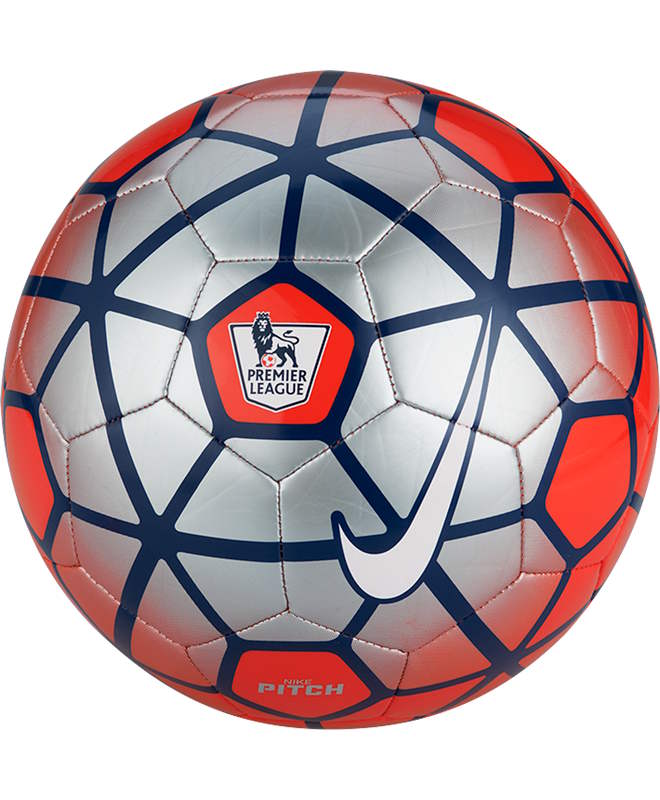 PITCH Premier League PL 2016 Nike Football Ball pallone calcio Grey