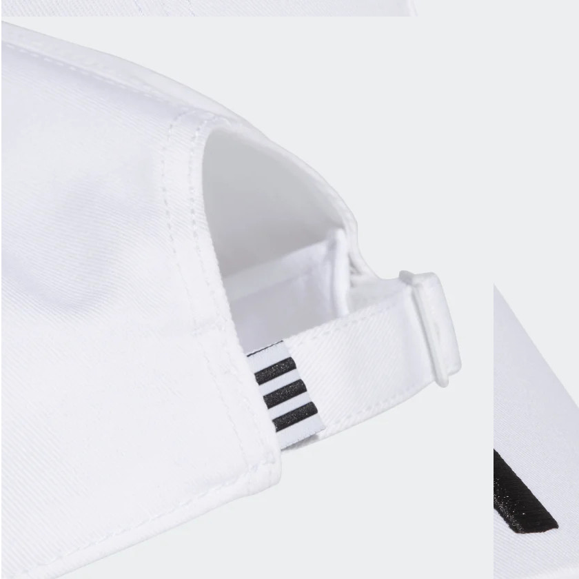 Tabella taglie e misure Cappello con visiera baseball Adidas 3 strpes Cotone unisex Bianco