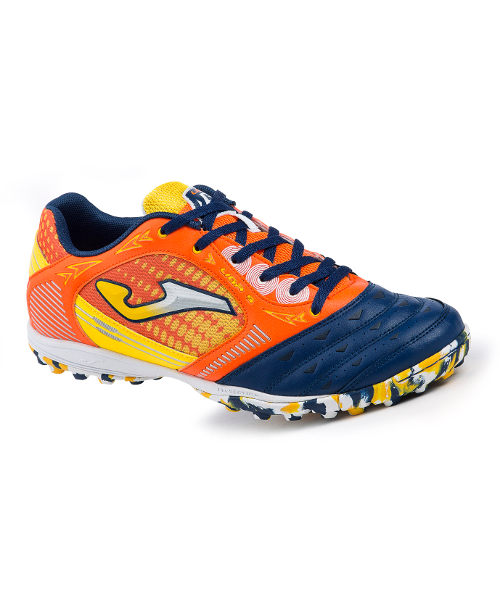 Football boots shoes Joma Cleats Liga 5 Men orange Blue Turf Trainers | eBay