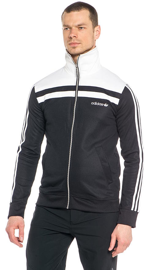 Sportiva Europa Giacca Track Adidas Uomo 83 Originals Nero znqap