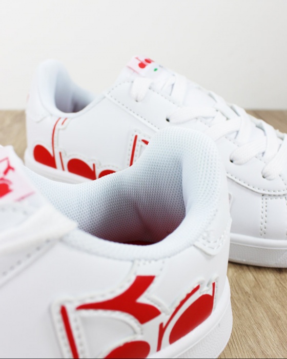 diadora game p donna rosso