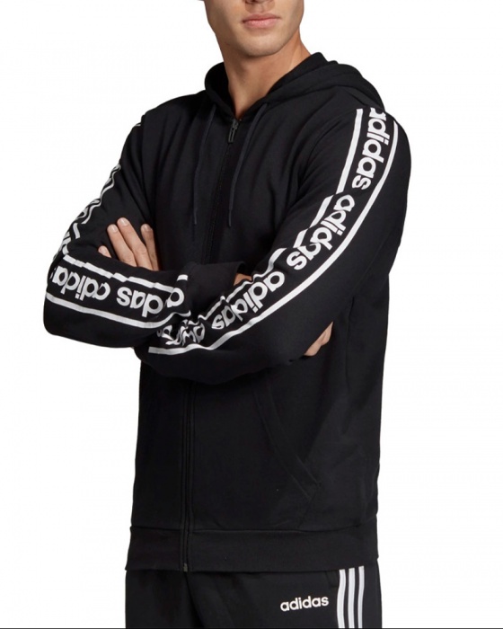 felpa adidas nera uomo