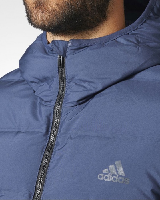 Adidas Blu Ebay Bomber Helionic Hooded Giubbino Piumino ZwFXqrZ