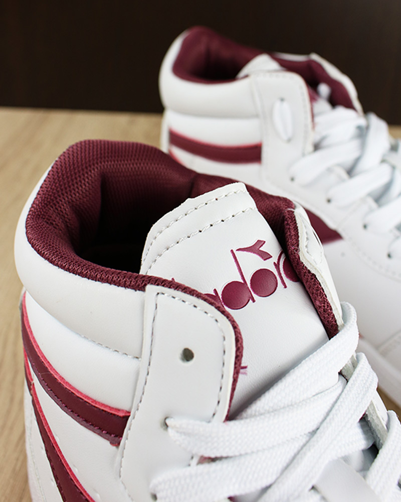 Blanc Playground de Diadora High Mid Sportswear sport Sneakers Violet Chaussures ZukOXiP
