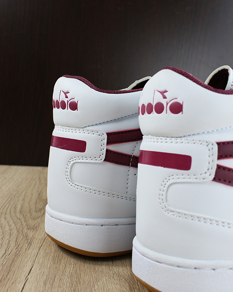 Blanc Playground de Diadora High Mid Sportswear sport Sneakers Violet Chaussures ZukOXiP