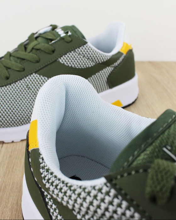 diadora running bambino verde