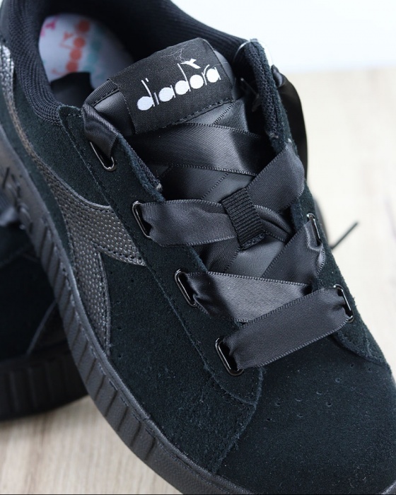 diadora sneakers bambino nero
