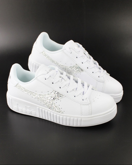 diadora game p step argento