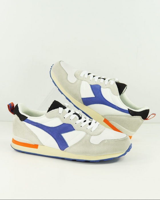 Diadora Scarpe Sneakers CAMARO ICONA Verde Giallo Sportswear lifestyle Uomo