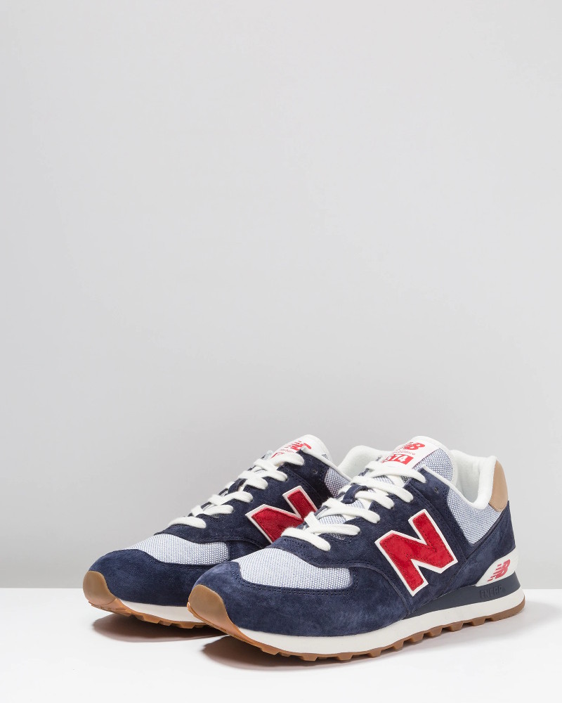 new balance 574 homme rouge