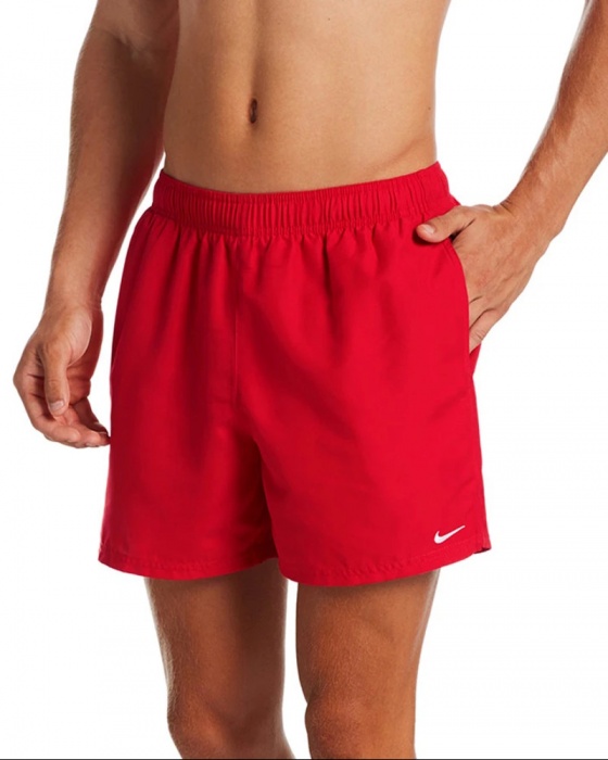 Costume da bagno Pantaloncini Shorts Nike Swim Essential Volley 5\' Rosso Uomo - Swimsuit Shorts Nike Swim Essential Volley 5 'Red Men - Short de bain Nike Swim Essential Volley 5 'Rouge Homme - Badeanzug Shorts Nike Swim Essential Volley 5 'Red Men