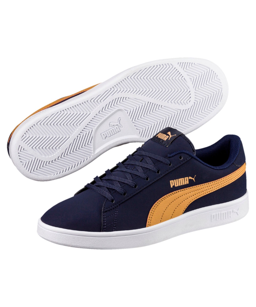 Puma Smash V2 Buck 36516002 blu marino scarpe basse Puma Smash V2 Buck 36516002 blu marino scarpe basse