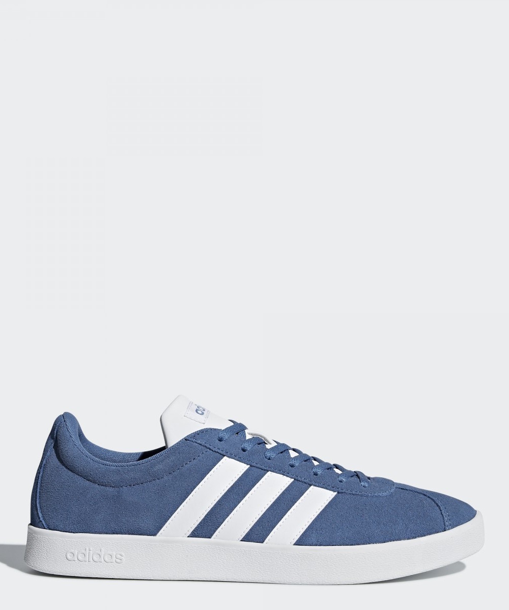 Adidas Scarpe Sneakers Sportive VL Court Gazelle Style Azzurro Uomo Adidas Scarpe Sneakers Sportive VL Court Gazelle Style Azzurro Uomo