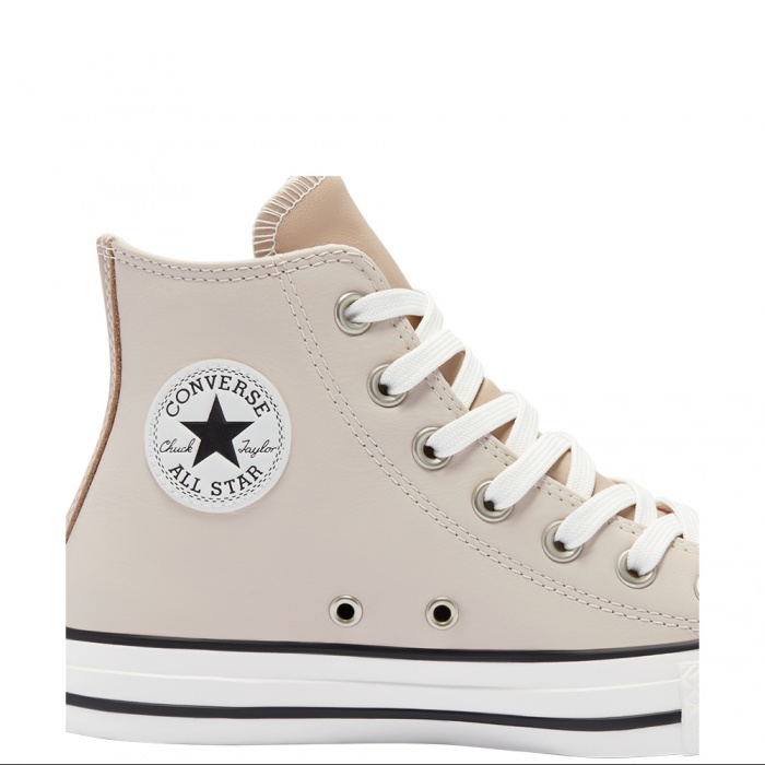 neutral tones platform chuck taylor all star