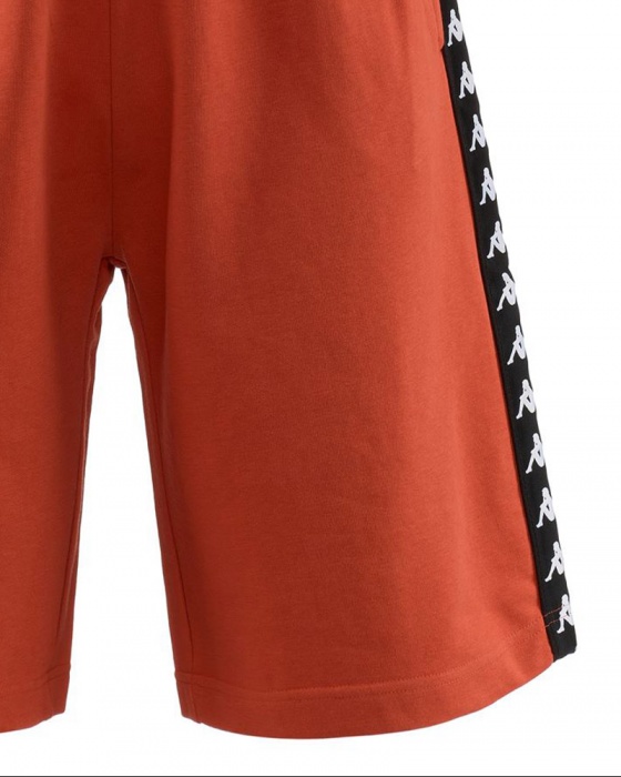 Kappa Banda 222 Orange TREADS Pocket Shorts Men Cotton