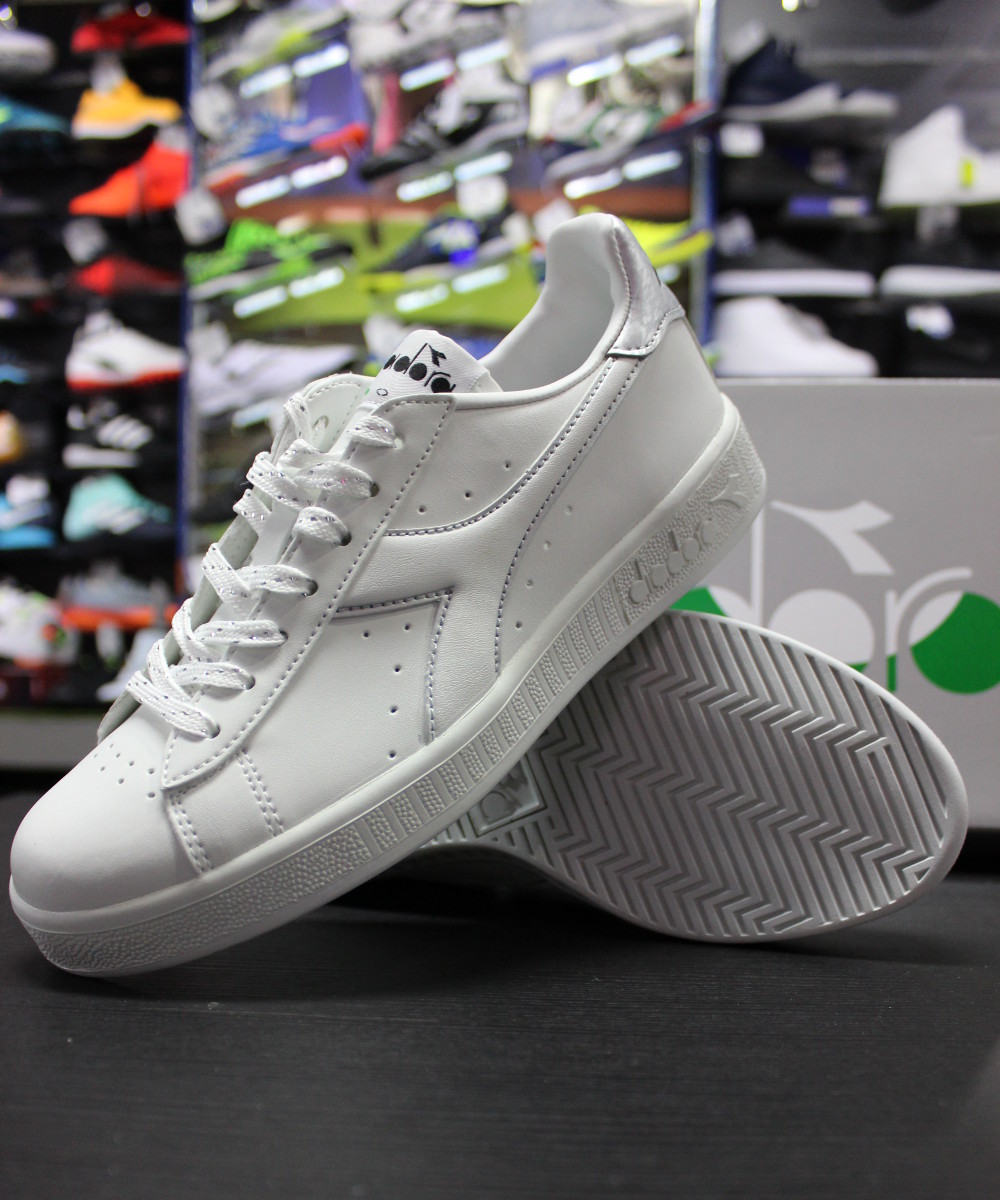 Diadora Scarpe Sneakers Ginnastica Tennis LifeStyle Game Play Donna Bianco 201 Diadora Scarpe Sneakers Ginnastica Tennis LifeStyle Game Play Donna Bianco 201