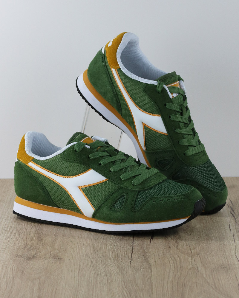 Diadora-Sports-Shoes-Sneakers-Lifestyle-Sportswear-Green-Bronze-Simple-run