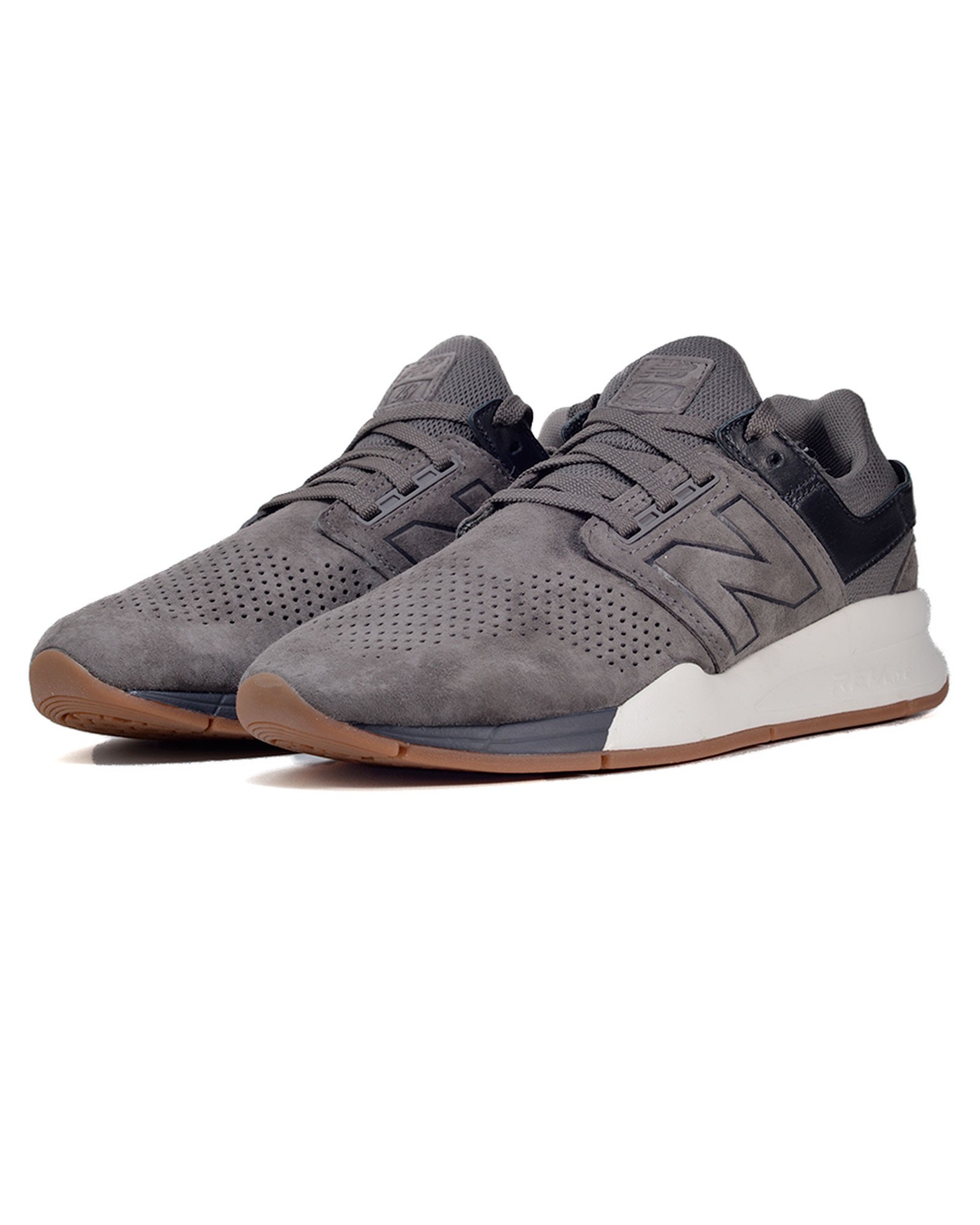 new balance 578 pelle grigio