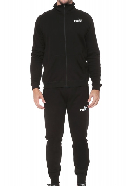 tuta puma nera e bianca