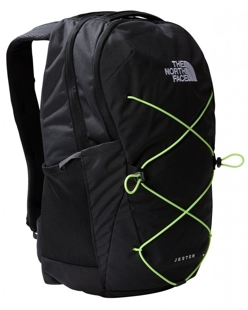 The North Face Zaino Backpack Rucksack poliestere Jester Nero Giallo Fluo - Imagen 12 de 12