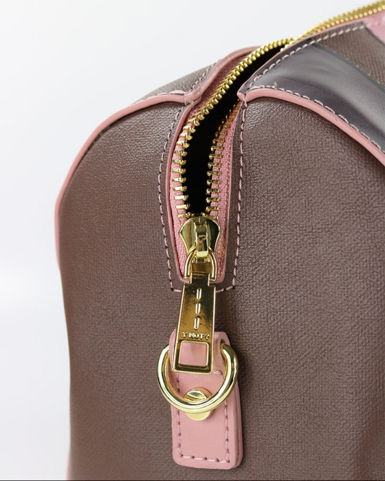 Sac à Main Ynot? Femme - Marron - Modèle DR04-MARRON Top Case - Petit Format