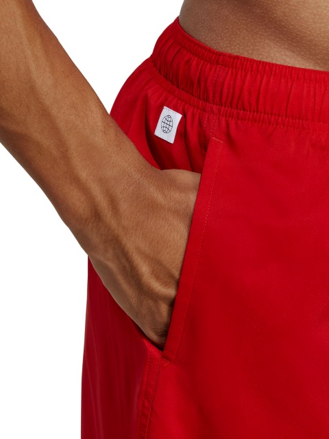 Costume da bagno nuoto mare Piscina pantaloncini Adidas SHORT LENGTH SOLID uomo Rosso - Swimsuit swimming sea Pool shorts Adidas SHORT LENGTH SOLID man Red - Maillot de bain natation mer Pool short Adidas SHORT LENGTH SOLID homme rouge - Badeanzug schwimm meer Pool shorts Adidas SHORT LENGTH SOLID mann rot