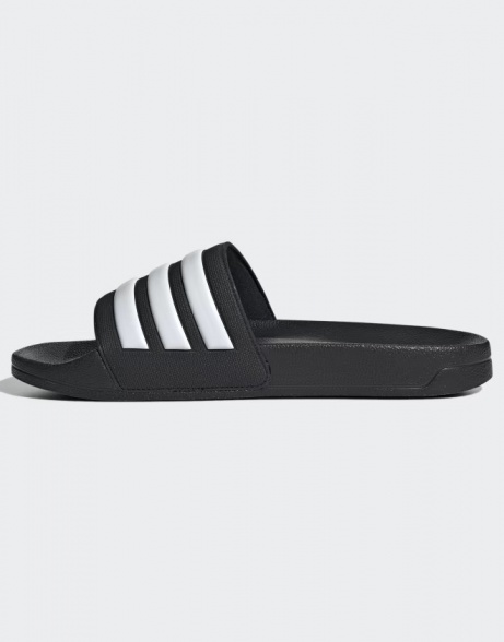 Ciabatte Adidas ADILETTE SHOWER unisex mare piscina nuoto tempo libero gomma Nero Bianco - Adidas ADILETTE SHOWER unisex sea swimming pool swimming free time rubber slippers Black White - Adidas ADILETTE SHOWER unisexe mer piscine natation temps libre chaussons en caoutchouc noir blanc - Adidas ADILETTE SHOWER Unisex Meer Schwimmbad Schwimmen Freizeit Gummipantoffeln Schwarz Weiß