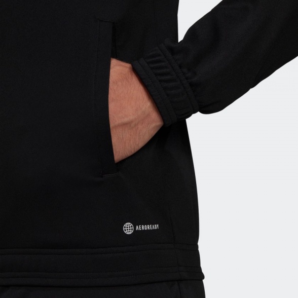 Giacca Tuta allenamento UOMO Adidas Nero con tasche Entrada