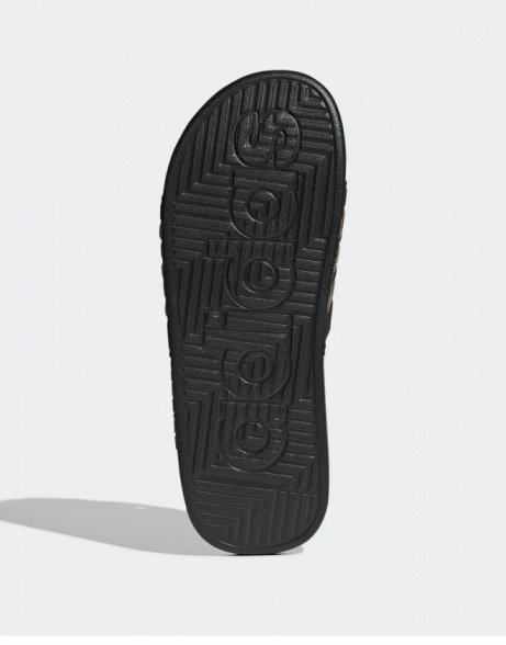 Ciabatte Adidas ADISSAGE unisex mare piscina nuoto tempo libero gomma Nero oro - Adidas ADISSAGE unisex beach slippers swimming pool leisure rubber Black gold - Adidas ADISSAGE chaussons de plage unisexe piscine loisirs caoutchouc Noir or - Adidas ADISSAGE Unisex Strandpantoffeln Schwimmbad Freizeit Gummi Schwarz Gold