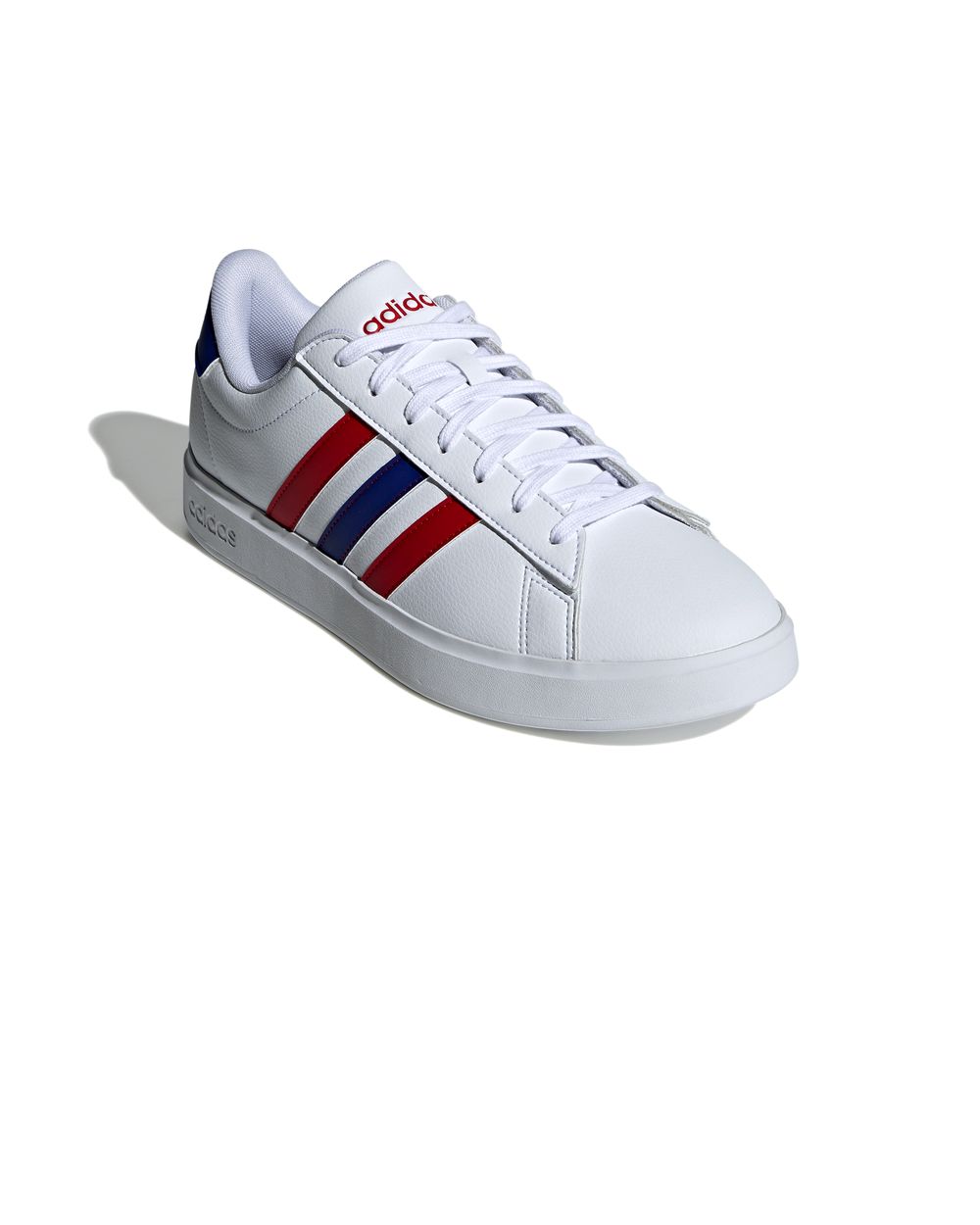 Chaussures sportif Sneakers HOMME Adidas acheter Grande Cour 2.0 Blanc Rouge Bleu