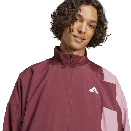 Tuta Sportiva ADIDAS Tuta Sportswear ColorBlock Woven Amaranto - ADIDAS Tracksuit Sportswear Tracksuit ColorBlock Woven Amaranth - ADIDAS Survêtement Sportswear Survêtement ColorBlock Tissé Amarante - ADIDAS Trainingsanzug Sportswear Trainingsanzug ColorBlock Woven Amaranth