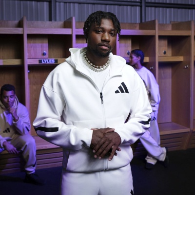 Giacca  sportiva Felpa Cappuccio Adidas Z.N.E. Full-Zip Hoodie Cotone uomo Bianco - Adidas ZNE Full-Zip Hoodie Cotton Men's Sports Jacket Hooded Sweatshirt White - Sweat à capuche zippé Adidas ZNE en coton pour homme, veste de sport, sweat-shirt blanc - Adidas ZNE Full-Zip Hoodie Baumwolle Herren Sportjacke Kapuzenpullover Weiß