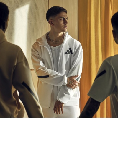 Giacca  sportiva Felpa Cappuccio Adidas Z.N.E. Full-Zip Hoodie Cotone uomo Bianco - Adidas ZNE Full-Zip Hoodie Cotton Men's Sports Jacket Hooded Sweatshirt White - Sweat à capuche zippé Adidas ZNE en coton pour homme, veste de sport, sweat-shirt blanc - Adidas ZNE Full-Zip Hoodie Baumwolle Herren Sportjacke Kapuzenpullover Weiß