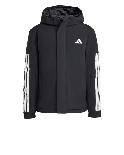 Giubbino Giubbotto Giacca Imbottita ADIDAS 3S Hd Insuled Uomo Nero - ADIDAS 3S Hd Insuled Padded Jacket Men's Jacket Black - Veste matelassée isolante ADIDAS 3S HD pour homme, noire - ADIDAS 3S Hd Insulated Padded Jacket Herren Jacke Schwarz
