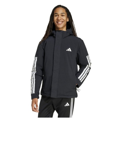 Giubbino Giubbotto Giacca Imbottita ADIDAS 3S Hd Insuled Uomo Nero - ADIDAS 3S Hd Insuled Padded Jacket Men's Jacket Black - Veste matelassée isolante ADIDAS 3S HD pour homme, noire - ADIDAS 3S Hd Insulated Padded Jacket Herren Jacke Schwarz