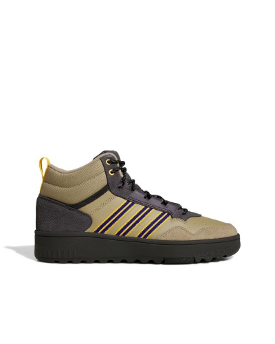 Scarpe Sportive Sneakers Adidas HOOPS 4.0 Mid Winter uomo Grigio marroncino - Sports Shoes Sneakers Adidas HOOPS 4.0 Mid Winter Mens Grey Brown - Chaussures de sport Adidas HOOPS 4.0 Mid Winter homme Aurora Ink, Better Scarlet - Sportschuhe Sneakers Adidas HOOPS 4.0 Mid Winter Herren Grau Braun