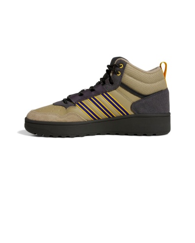 Scarpe Sportive Sneakers Adidas HOOPS 4.0 Mid Winter uomo Grigio marroncino - Sports Shoes Sneakers Adidas HOOPS 4.0 Mid Winter Mens Grey Brown - Chaussures de sport Adidas HOOPS 4.0 Mid Winter homme Aurora Ink, Better Scarlet - Sportschuhe Sneakers Adidas HOOPS 4.0 Mid Winter Herren Grau Braun