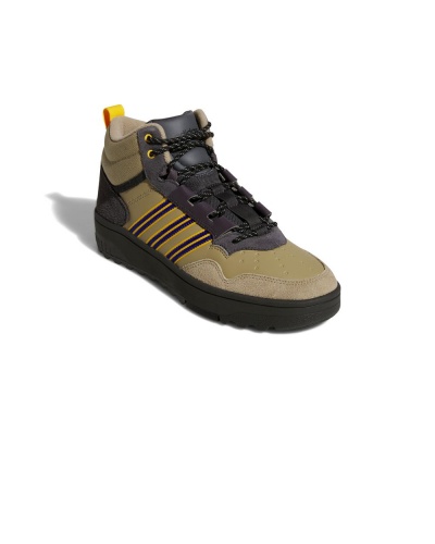 Scarpe Sportive Sneakers Adidas HOOPS 4.0 Mid Winter uomo Grigio marroncino - Sports Shoes Sneakers Adidas HOOPS 4.0 Mid Winter Mens Grey Brown - Chaussures de sport Adidas HOOPS 4.0 Mid Winter homme Aurora Ink, Better Scarlet - Sportschuhe Sneakers Adidas HOOPS 4.0 Mid Winter Herren Grau Braun