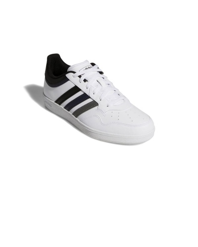 Scarpe Sportive Sneakers Adidas HOOPS HOOPS 4.0 Low uomo Bianco Nero - Adidas HOOPS 4.0 Low Men's Sports Shoes Sneakers White Black - chaussures de sport  Sneakers Adidas HOOPS 4.0 Low pour homme, blanches et noires - Adidas HOOPS 4.0 Low Herren-Sportschuhe Sneaker Weiß Schwarz