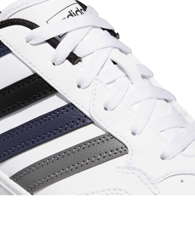 Scarpe Sportive Sneakers Adidas HOOPS HOOPS 4.0 Low uomo Bianco Nero - Adidas HOOPS 4.0 Low Men's Sports Shoes Sneakers White Black - chaussures de sport  Sneakers Adidas HOOPS 4.0 Low pour homme, blanches et noires - Adidas HOOPS 4.0 Low Herren-Sportschuhe Sneaker Weiß Schwarz