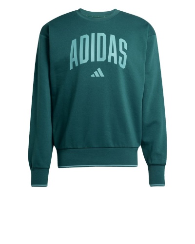 felpa Sportiva girocollo pullover Adidas M Collegiate Sweat Crew Cotone Felpato uomo Verde - Adidas M Collegiate Sweat Crew Cotton Fleece Men's Crewneck Pullover Sports Sweatshirt Green - Sweat-shirt Adidas M Collegiate Sweat Crew en molleton de coton vert pour homme - Adidas M Collegiate Sweat Crew Herren-Pullover aus Baumwollfleece mit Rundhalsausschnitt, Sport-Sweatshirt, Grün