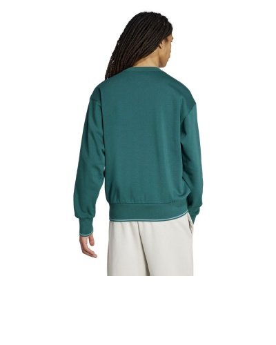 felpa Sportiva girocollo pullover Adidas M Collegiate Sweat Crew Cotone Felpato uomo Verde - Adidas M Collegiate Sweat Crew Cotton Fleece Men's Crewneck Pullover Sports Sweatshirt Green - Sweat-shirt Adidas M Collegiate Sweat Crew en molleton de coton vert pour homme - Adidas M Collegiate Sweat Crew Herren-Pullover aus Baumwollfleece mit Rundhalsausschnitt, Sport-Sweatshirt, Grün
