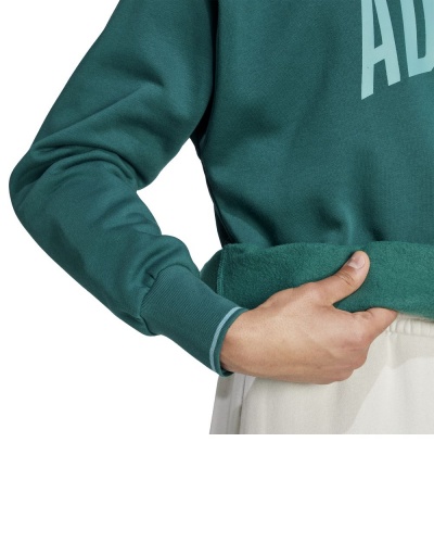 felpa Sportiva girocollo pullover Adidas M Collegiate Sweat Crew Cotone Felpato uomo Verde - Adidas M Collegiate Sweat Crew Cotton Fleece Men's Crewneck Pullover Sports Sweatshirt Green - Sweat-shirt Adidas M Collegiate Sweat Crew en molleton de coton vert pour homme - Adidas M Collegiate Sweat Crew Herren-Pullover aus Baumwollfleece mit Rundhalsausschnitt, Sport-Sweatshirt, Grün