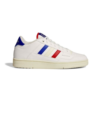 Scarpe sportive Sneakers Adidas RAPID COURT LOW Uomo Lifestyle Bianco Rosso Royal - Adidas RAPID COURT LOW Men\'s Lifestyle Sports Shoes Sneakers White Royal Red - Adidas RAPID COURT LOW Chaussures de sport lifestyle pour homme, blanches et rouges royales - Adidas RAPID COURT LOW Herren Lifestyle-Sportschuhe Sneaker Weiß Königsrot