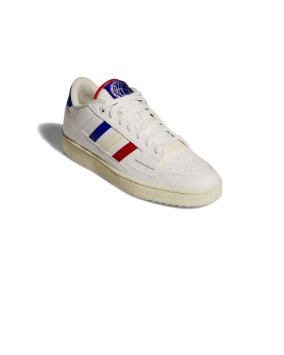 Scarpe sportive Sneakers Adidas RAPID COURT LOW Uomo Lifestyle Bianco Rosso Royal - Adidas RAPID COURT LOW Men\'s Lifestyle Sports Shoes Sneakers White Royal Red - Adidas RAPID COURT LOW Chaussures de sport lifestyle pour homme, blanches et rouges royales - Adidas RAPID COURT LOW Herren Lifestyle-Sportschuhe Sneaker Weiß Königsrot