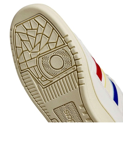 Scarpe sportive Sneakers Adidas RAPID COURT LOW Uomo Lifestyle Bianco Rosso Royal - Adidas RAPID COURT LOW Men\'s Lifestyle Sports Shoes Sneakers White Royal Red - Adidas RAPID COURT LOW Chaussures de sport lifestyle pour homme, blanches et rouges royales - Adidas RAPID COURT LOW Herren Lifestyle-Sportschuhe Sneaker Weiß Königsrot