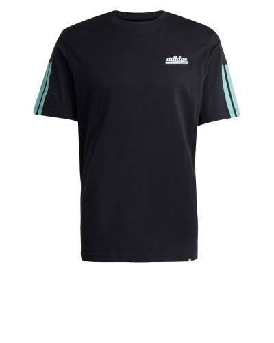 maglia maglietta T-Shirt tempo libero adidas Script maniche Corte Cotone estivo Uomo Nero - Leisure T-Shirt adidas Script Short Sleeve Cotton Summer Mens Black - T-shirt de loisirs adidas Script à manches courtes en coton pour homme, noir - Freizeit T-Shirt adidas Script Kurzarm Baumwolle Sommer Herren Schwarz