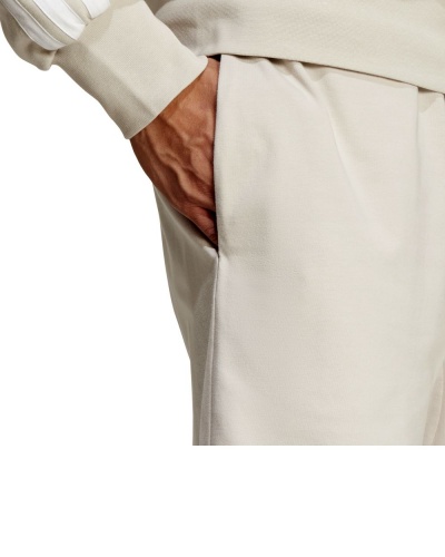 pantaloncini adidas Linear Single Jersey Cotone con tasche Beige - Shorts adidas Linear Single Jersey Cotton with Pockets Beige - Short adidas Linear Single Jersey Coton avec Poches Beige - Shorts adidas Linear Single Jersey Baumwolle mit Taschen Beige