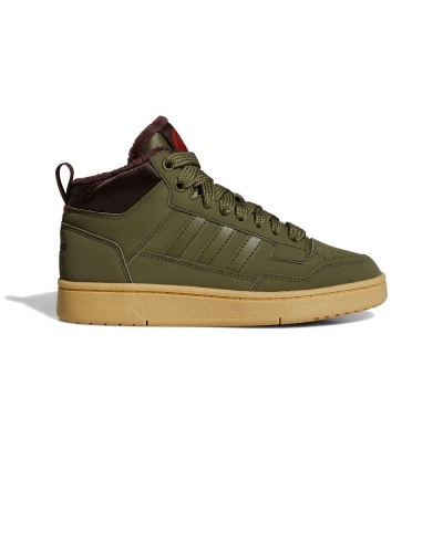 Scarpe sportive Sneakers Adidas Rapid Court Mid J Winter Caviglia alta Ragazzo Donna Lifestyle Verde - Sports Shoes Sneakers Adidas Rapid Court Mid J Winter High Ankle Boy Women Lifestyle Green - Chaussures de sport Baskets Adidas Rapid Court Mid J Winter High Ankle Garçon Femme Lifestyle Vert - Sportschuhe Sneakers Adidas Rapid Court Mid J Winter High Ankle Junge Damen Lifestyle Grün