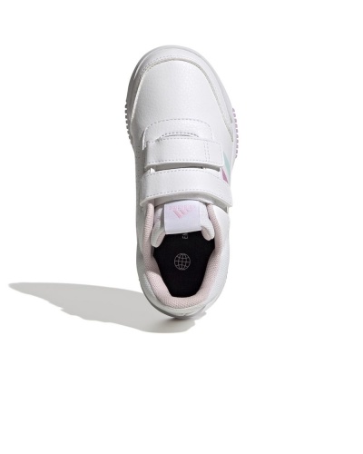 Scarpe sportive Sneakers Adidas Tensaur Sport 2.0 CF K Feltro chiusura Con strappi bambini Lifestyle Bianco Rosa Giallo Verde - Sport shoes Sneakers Adidas Tensaur Sport 2.0 CF K Felt Velcro Closure Kids Lifestyle White Pink Yellow Green - Chaussures de sport Adidas Tensaur Sport 2.0 CF K en feutre avec fermeture velcro, pour enfants, style de vie, blanc, rose, jaune, vert - Adidas Tensaur Sport 2.0 CF K Filzschuhe mit Klettverschluss, Kinder-Sneaker, Weiß, Rosa, Gelb, Grün